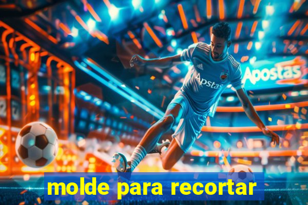 molde para recortar